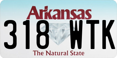 AR license plate 318WTK