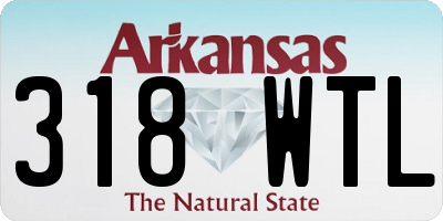 AR license plate 318WTL