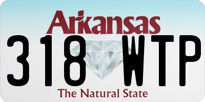 AR license plate 318WTP