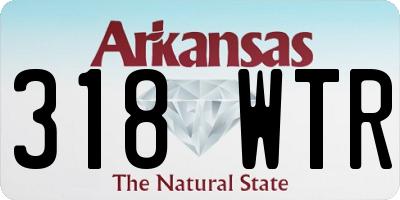 AR license plate 318WTR