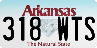 AR license plate 318WTS
