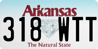AR license plate 318WTT