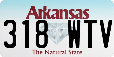 AR license plate 318WTV