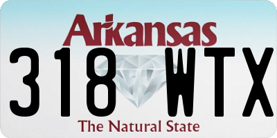 AR license plate 318WTX