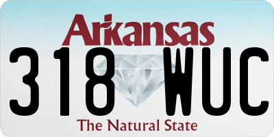 AR license plate 318WUC