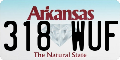 AR license plate 318WUF