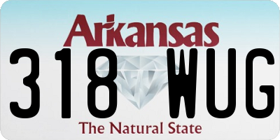 AR license plate 318WUG