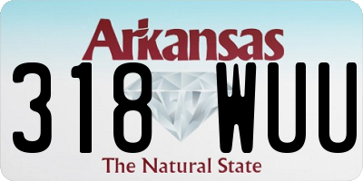 AR license plate 318WUU