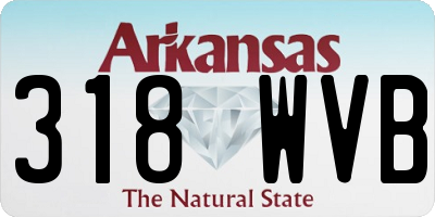 AR license plate 318WVB