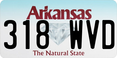 AR license plate 318WVD