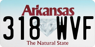 AR license plate 318WVF