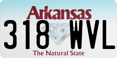 AR license plate 318WVL