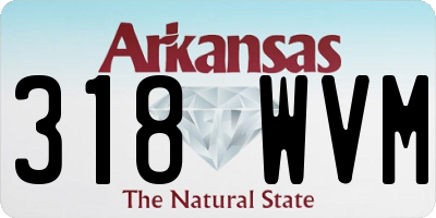 AR license plate 318WVM