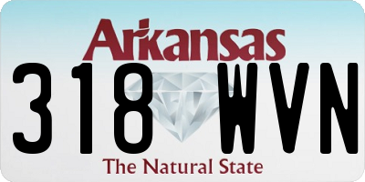AR license plate 318WVN