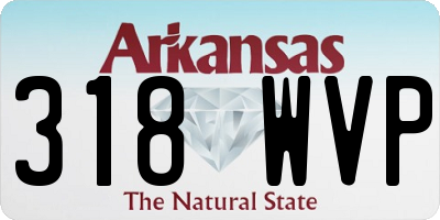 AR license plate 318WVP