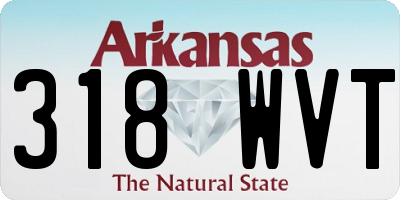 AR license plate 318WVT
