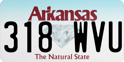 AR license plate 318WVU