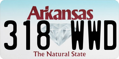 AR license plate 318WWD