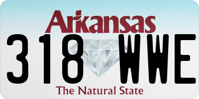 AR license plate 318WWE