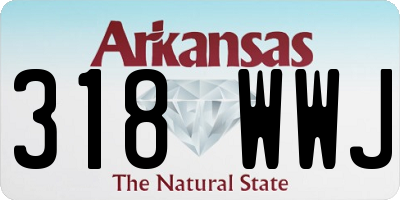 AR license plate 318WWJ