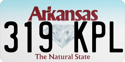 AR license plate 319KPL