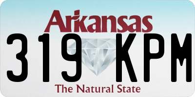 AR license plate 319KPM