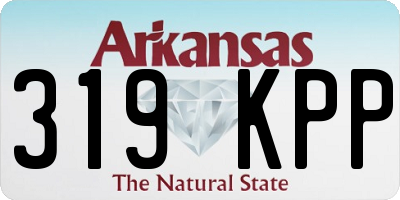 AR license plate 319KPP