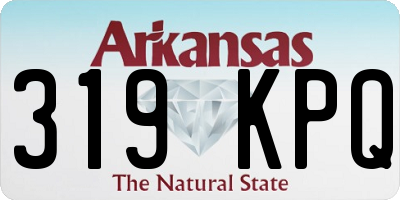 AR license plate 319KPQ
