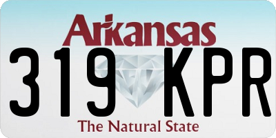 AR license plate 319KPR