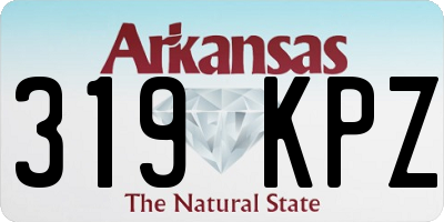 AR license plate 319KPZ