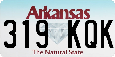 AR license plate 319KQK