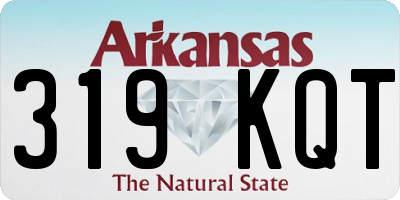 AR license plate 319KQT