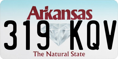 AR license plate 319KQV