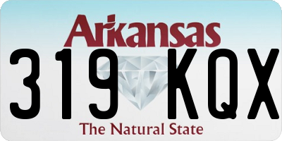 AR license plate 319KQX