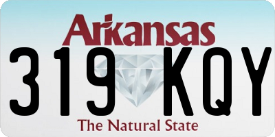AR license plate 319KQY