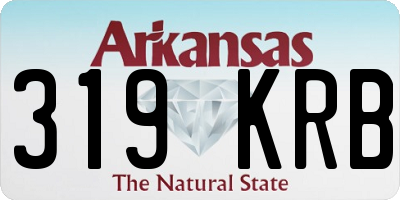 AR license plate 319KRB