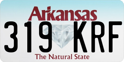 AR license plate 319KRF
