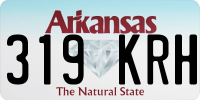 AR license plate 319KRH