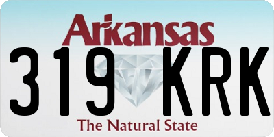 AR license plate 319KRK