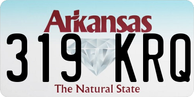AR license plate 319KRQ