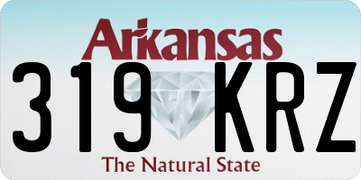AR license plate 319KRZ