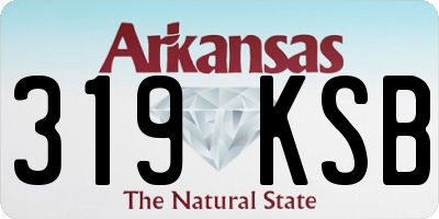 AR license plate 319KSB