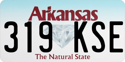 AR license plate 319KSE