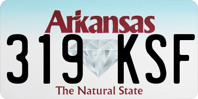 AR license plate 319KSF
