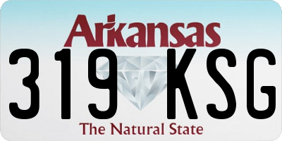 AR license plate 319KSG