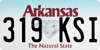AR license plate 319KSI