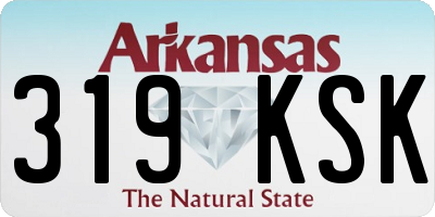 AR license plate 319KSK