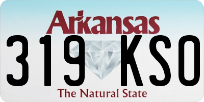 AR license plate 319KSO