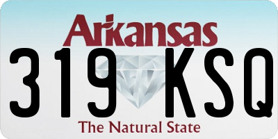 AR license plate 319KSQ