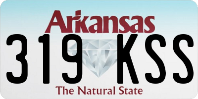 AR license plate 319KSS